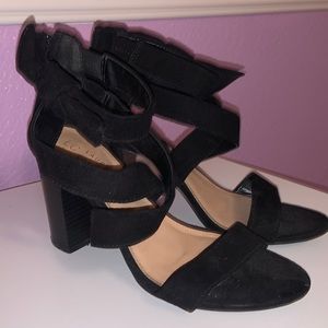 Women’s Lauren Conrad Heals, Black, Size 8, Worn (maybe) Twice